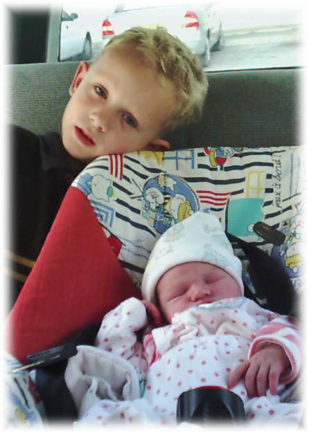 Nastya welcome home: back from the hospital - 9 September 2001